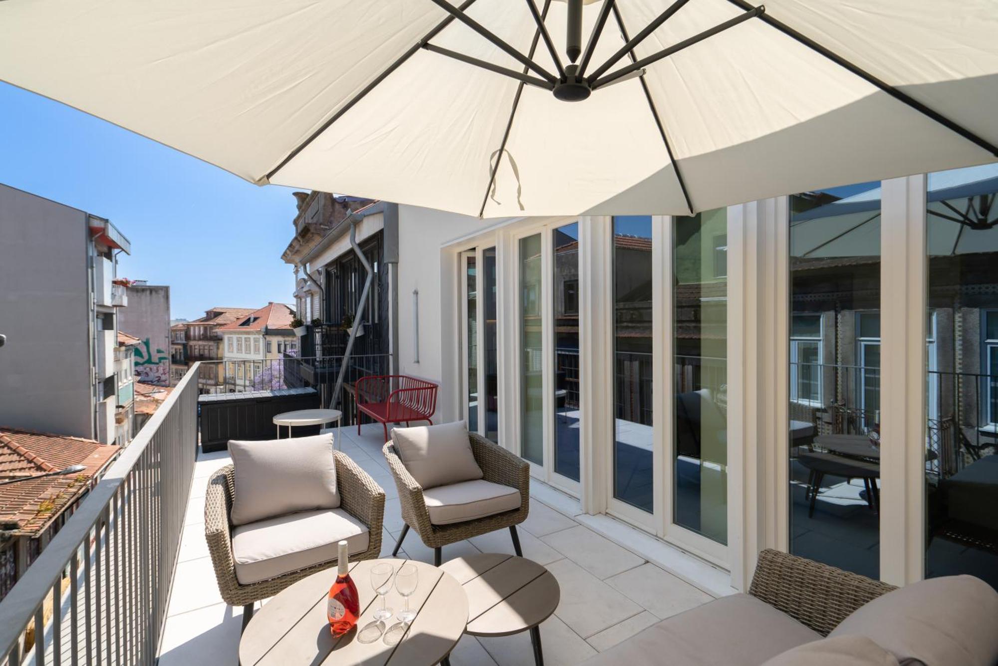 Apartmán Host Wise - Luxurious Private Flats - Balcony Porto Pokoj fotografie